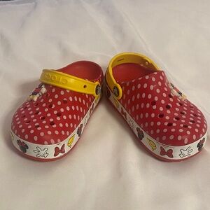 Disney Girls Minnie Crocs